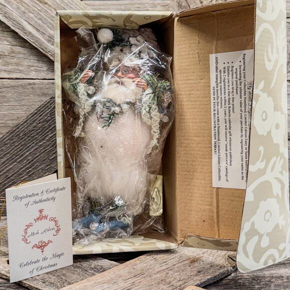 Vintage Mark Roberts, Limited Edition Snow Ball Fairy #51-56556, w/ Box, 10"H - Picture 6 of 9